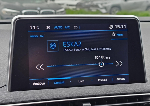 Peugeot 5008 cena 59900 przebieg: 129331, rok produkcji 2018 z Siemianowice Śląskie małe 781